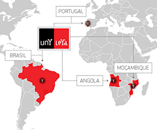 unYLeya - Mapa da localização geográfica